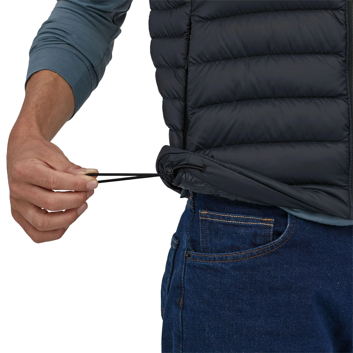 Patagonia M'S DOWN SWEATER VEST | BLK-BLACK 6 Patagonia M'S DOWN SWEATER VEST | BLK-BLACK - Image 6