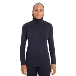 Icebreaker W TECH LS 1/2 ZIP | 401-NAVY