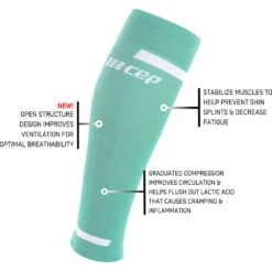 CEP WMS 4.0 COMP.CALF SLEEVE | OCEAN -Paragon Sports Shop 37680 WS20NR 5