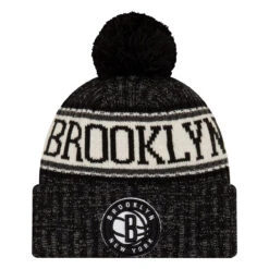 NEW ERA NETS SPORT KNIT POMPOM | BLACK