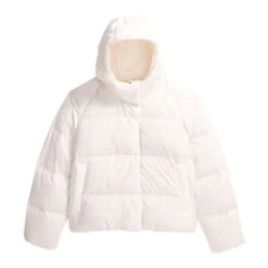 The North Face GIRLS' NORTH DOWN HOODED | QLI-WHITE