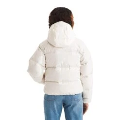 The North Face GIRLS' NORTH DOWN HOODED | QLI-WHITE -Paragon Sports Shop 47740 111 NF0A88UD WHITE DUNE 3