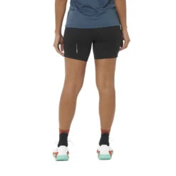 Salomon CROSS RUN SHORT TIGHTS W | DEEP BLACK 7 Salomon CROSS RUN SHORT TIGHTS W | DEEP BLACK -Paragon Sports Shop 49225 40 LC2309200 DEEP BLACK 4