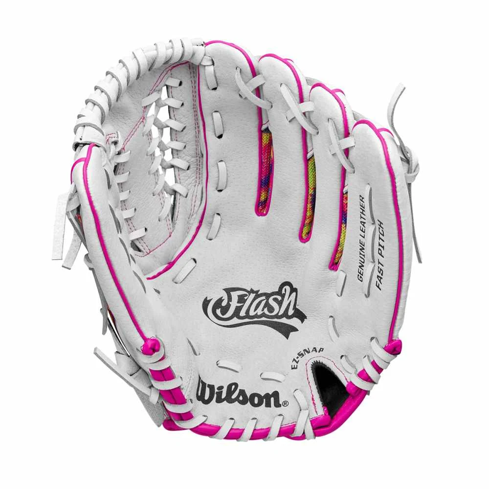 Wilson 12.00 FLASH FP GLOVE | WHT/PNK/TD 2 Wilson 12.00 FLASH FP GLOVE | WHT/PNK/TD - Image 2