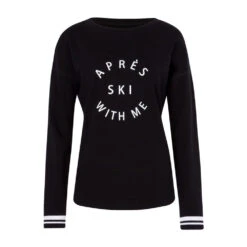 APRES CUFFED TEE | 001-BLACK