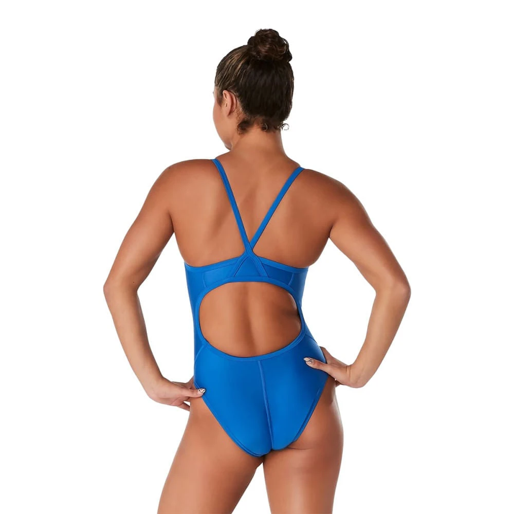 Speedo ECO SOLID FLYBACK 1 PC | 431-BLUE 2 Speedo ECO SOLID FLYBACK 1 PC | 431-BLUE - Image 2