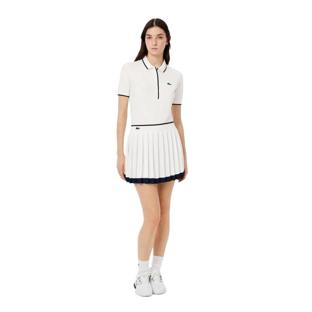 LACOSTE HERITAGE SKORT | HIF-WHITE 3 LACOSTE HERITAGE SKORT | HIF-WHITE - Image 3