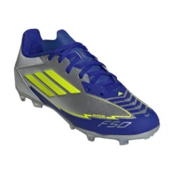 ADIDAS F50 LEAGUE FG/MG J MESSI | SILVMT/SYE -Paragon Sports Shop 56366 3 IH0924 SILVMT SYELLO LU 4