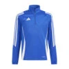 ADIDAS TIRO24 1/4 ZIP TRN TOP | ROYBLU/WHI