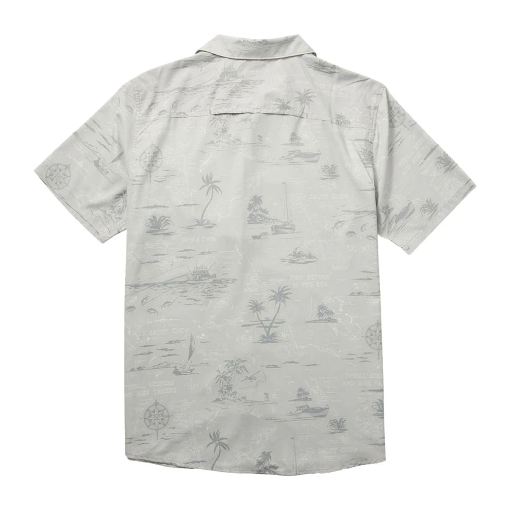 Salty Crew SEAFARER SS TECH WOVEN | LIGHT GREY 2 Salty Crew SEAFARER SS TECH WOVEN | LIGHT GREY - Image 2