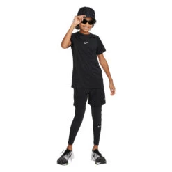 NIKE PRO SS | 010-BLKWHT 5 NIKE PRO SS | 010-BLKWHT -Paragon Sports Shop 57345 5 FJ6858 BLACK WHITE 3