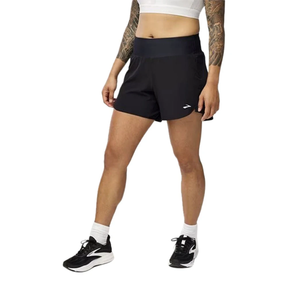 BROOKS CHASER 5 SHORT 2.0 | 001-BLACK 1 BROOKS CHASER 5 SHORT 2.0 | 001-BLACK