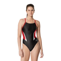 Speedo EDGE SPLICE CROSSBACK | 972-BLK/RE