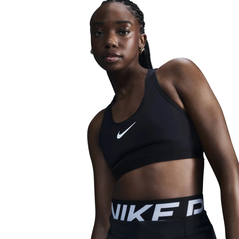 Nike SWOOSH HIGH SUPPORT | 010-BLACK/ 2 Nike SWOOSH HIGH SUPPORT | 010-BLACK/ - Image 2