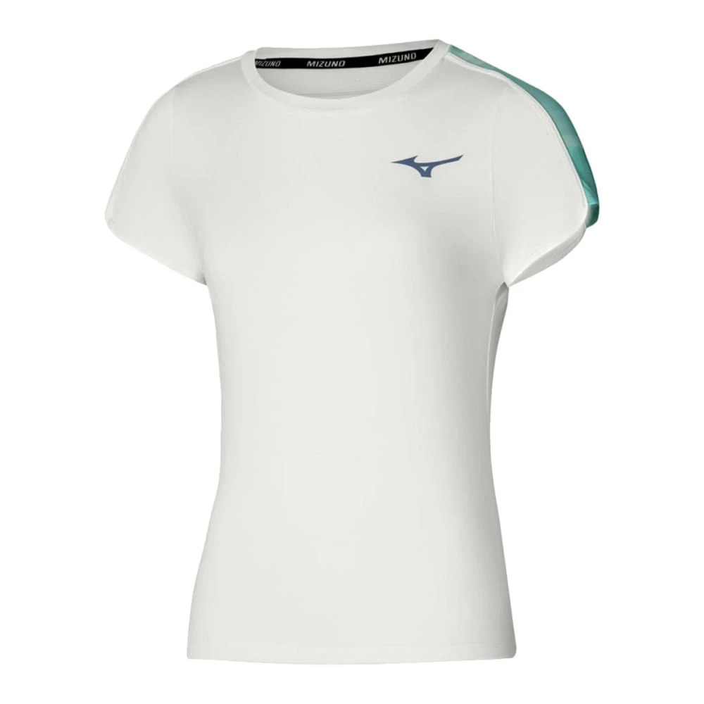 Mizuno PRINTED TEE | 0000-WHITE 1 Mizuno PRINTED TEE | 0000-WHITE