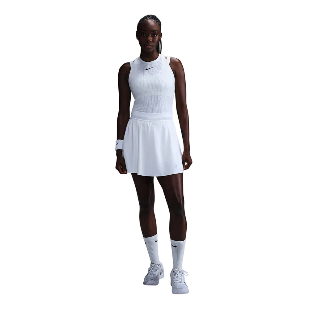 Nike ADVNTG HI-WAISTED SKIRT | 100-WHITE 1 Nike ADVNTG HI-WAISTED SKIRT | 100-WHITE