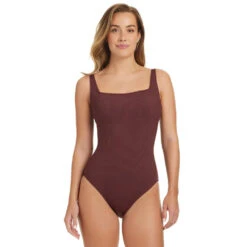 SQUARE NECK MIO | BURGUNDY