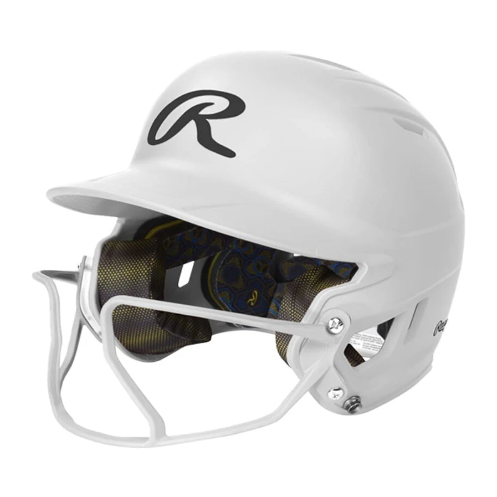 Rawlings MACH HI-VIZ MATTE W/VIZS | WHITE 1 Rawlings MACH HI-VIZ MATTE W/VIZS | WHITE
