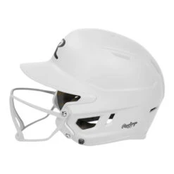 Rawlings MACH HI-VIZ MATTE W/VIZS | WHITE 6 Rawlings MACH HI-VIZ MATTE W/VIZS | WHITE -Paragon Sports Shop 64771 65 MCHVIZS MAT WHITE 3
