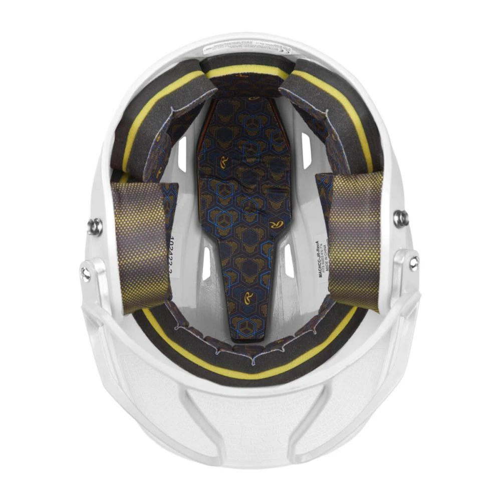 Rawlings MACH HI-VIZ MATTE W/VIZS | WHITE 4 Rawlings MACH HI-VIZ MATTE W/VIZS | WHITE - Image 4