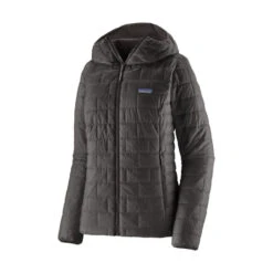 Patagonia W NANO PUFF HOODY | BLK-BLACK