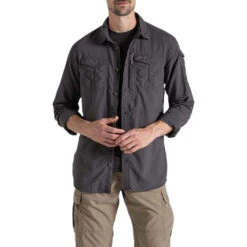 Craghoppers NOSILIFE ADVEN L/S111 | BLACK PEPP