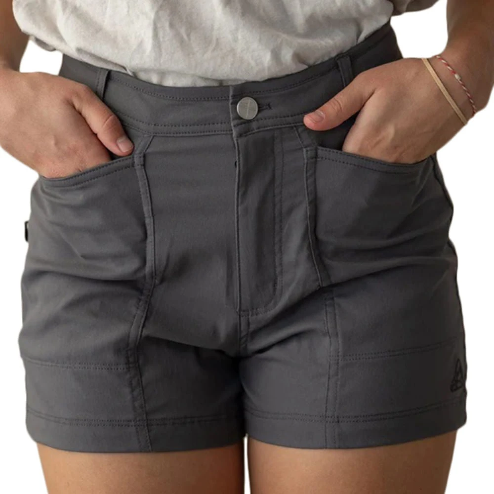 WOMEN'S ECOTREK SHORTS | CHARCOAL 2 WOMEN'S ECOTREK SHORTS | CHARCOAL - Image 2