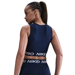 Nike W PRO DF CROPPED TANK TO | 410-MIDNIG -Paragon Sports Shop 72499 5