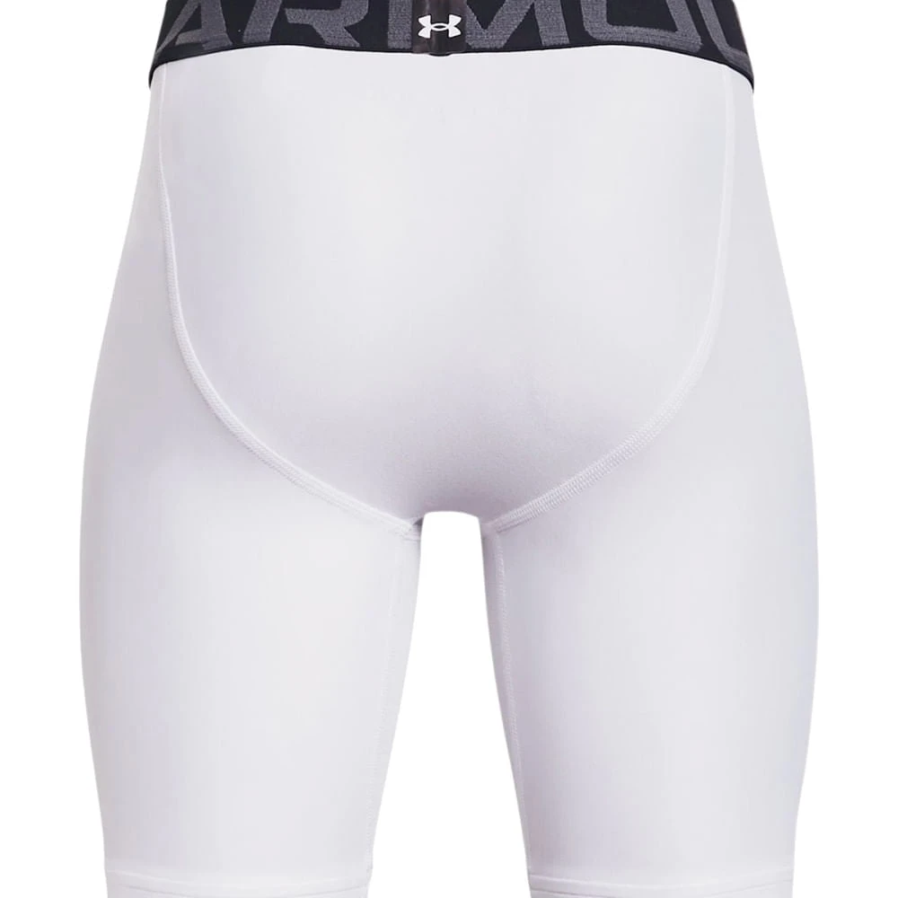 Under Armour HEATGEAR COMP SHORT | 100-WHTBLK 2 Under Armour HEATGEAR COMP SHORT | 100-WHTBLK - Image 2