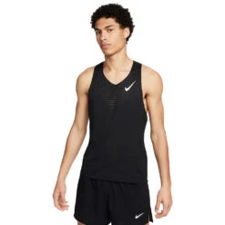 Nike M AEROSWIFT SINGLET | 010-BLACK/