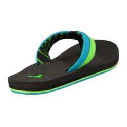 Sanuk B ROOTBEER COZY FLIP FLO | OCEAN/LIME -Paragon Sports Shop Sanuk Kids ROOTBEER COZY FLIP FLO BLUE 66750c18 8bb4 4400 a467 7c3bbaa3e465